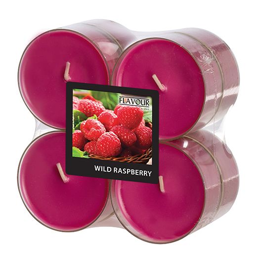 "Flavour by GALA" Bougies parfumées maxi Ø 59 mm · 24 mm lie de vin - Wild Raspberry en polycarbonate 1