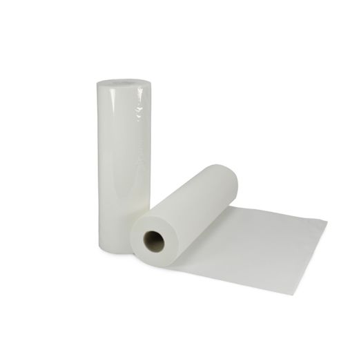 "Medi-Inn®" Papier pour table d'auscultation Ø 13 cm · 50 m x 39 cm blanc perforiert auf 35 cm, einzeln verpackt 1