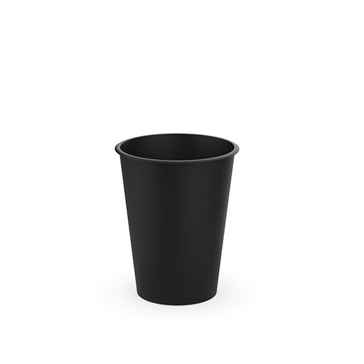 Gobelets réutilisables pour distributeurs, ronds 0,18 l Ø 7 cm · 8,7 cm, noirs 1
