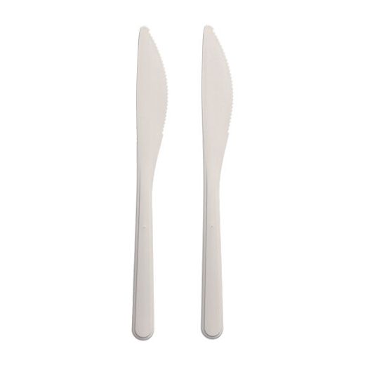 Couteau(réutilisable), PP, 18,5 cm, blanc, extra résistant 1