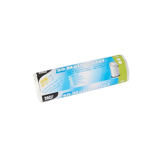 Sacs poubelle, HDPE 60 l 72 cm x 60 cm transparent 1