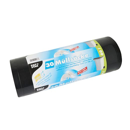 Sacs poubelle, LDPE 60 l 100 cm x 57 cm noir 1