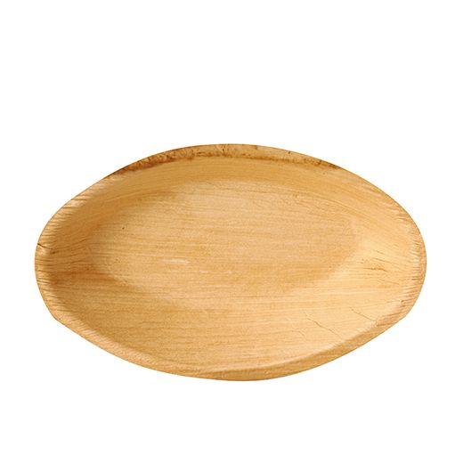 Assiettes, feuille de palmier "pure" ovale 18 cm x 11,5 cm x 3 cm 1
