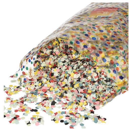 Confettis, papier 1000 gr. 1