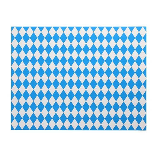 Sets de table, papier 30 cm x 40 cm "Bavarois bleu" 1