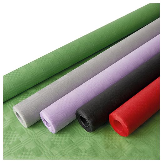 Nappe damassée 8 m x 1 m couleurs assorties 1