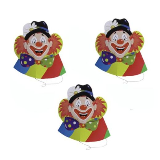 Chapeaux "Visage de clown" 1