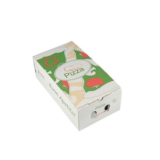 Cartons à pizza en cellulose "pure" rectangulaire 30 cm x 16 cm x 10 cm 1