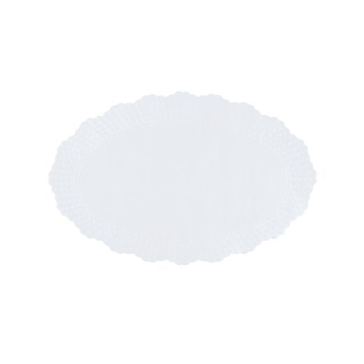 Napperons, papier ovale 29 cm x 18,8 cm blanc 1