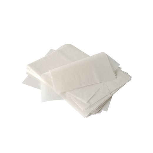 Papier de protection pour pâtisseries "pure" 32 cm x 22 cm blanc , enduction cire de palme 1