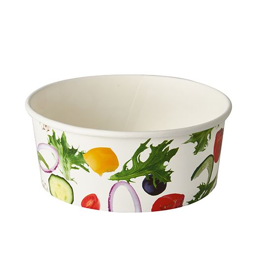 Bols à salade, carton "To Go" 750 ml Ø 15 cm · 6 cm "Salad" 1