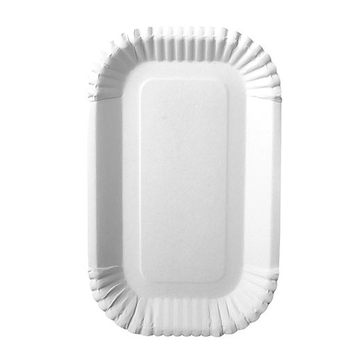 Coupelles, carton "pure" rectangulaire 15 cm x 23 cm x 2 cm blanc 1