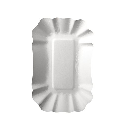 Coupelles, carton "pure" rectangulaire 9 cm x 14 cm x 3 cm blanc 1
