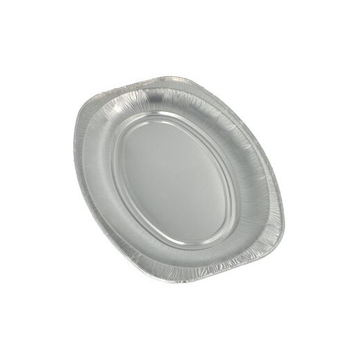 Plateaux de service, en aluminium ovale 35 cm x 24,5 cm 1
