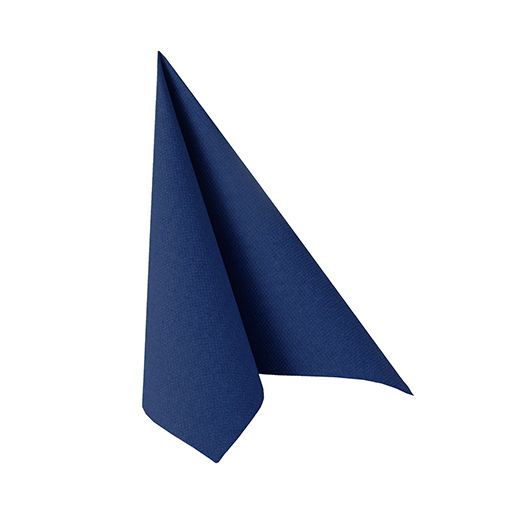 Serviettes "ROYAL Collection" pliage 1/4 25 cm x 25 cm bleu foncé 1