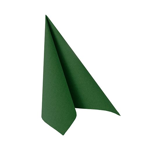 Serviettes "ROYAL Collection" pliage 1/4 25 cm x 25 cm vert foncé 1