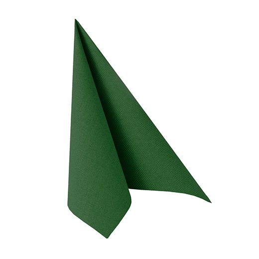 Serviettes "ROYAL Collection" pliage 1/4 33 cm x 33 cm vert foncé 1