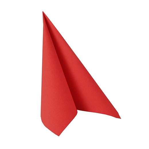 Serviettes "ROYAL Collection" pliage 1/4 33 cm x 33 cm rouge 1