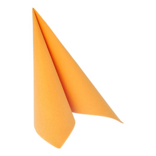 Serviettes "ROYAL Collection" pliage 1/4 40 cm x 40 cm orange 1