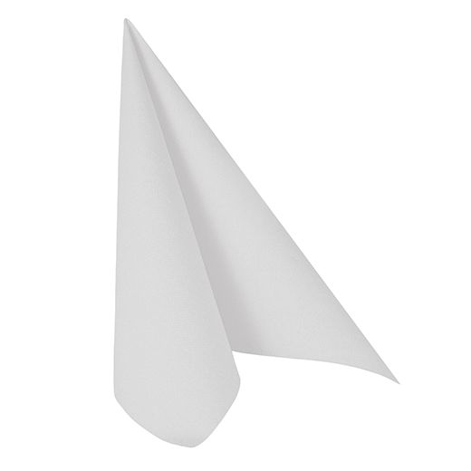 Serviettes "ROYAL Collection" pliage 1/4 40 cm x 40 cm blanc 1
