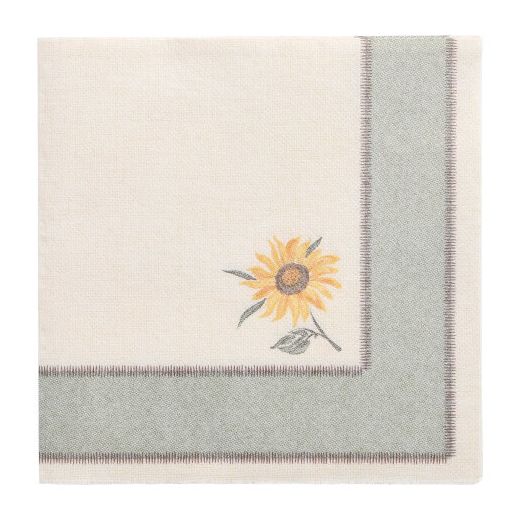 Serviettes "ROYAL Collection" pliage 1/4 40 cm x 40 cm "Sunflower" 1