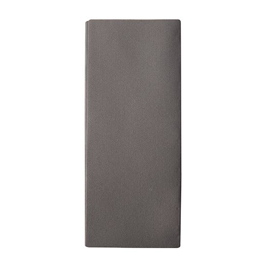 Serviettes, airlaid, aspect textile pliage 1/8 40 cm x 48 cm anthracite "Premium" 1