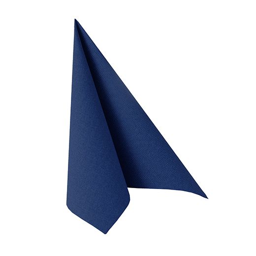 Serviettes "ROYAL Collection" pliage 1/4 33 cm x 33 cm bleu foncé 1
