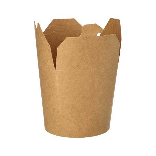 Boîtes à Snacks, carton rectangulaire 760 ml 9,8 cm x 10 cm x 8,8 cm marron 1