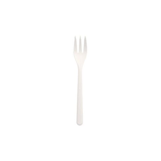 "Circulware by Haval" Fourchettes à snacks PP-MF 13 cm blanc très résistant 1