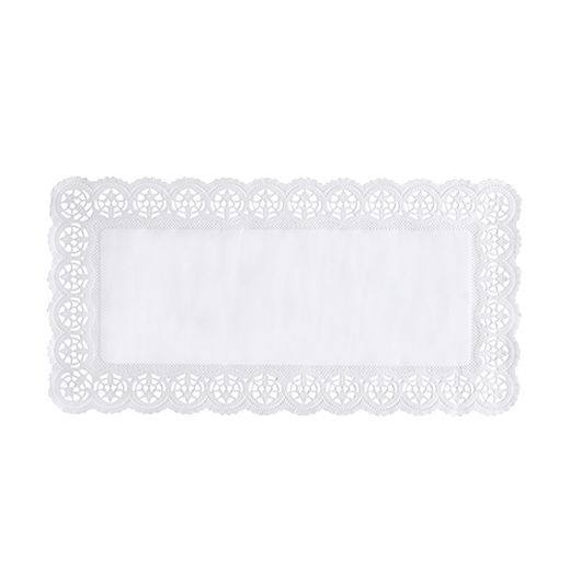 Dentelle, papier rectangulaire 40 cm x 20 cm blanc 1