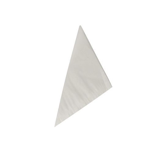 Cornets en papier sulfurisé 15 cm x 15 cm x 21 cm blanc contenance 50 g, résistant à la graisse 1