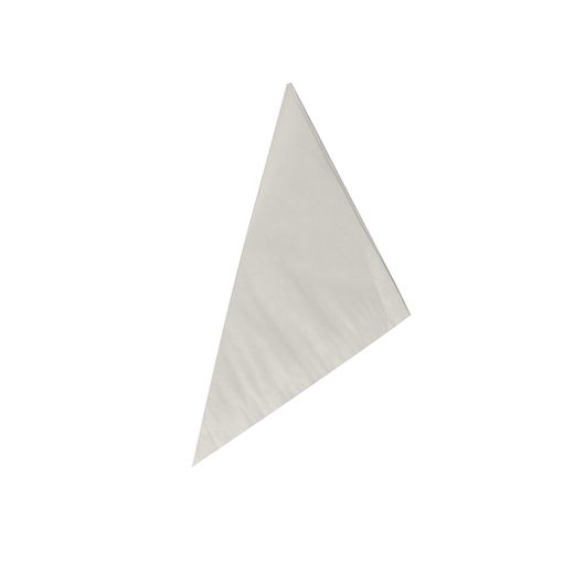 Cornets en papier parchemin artificiel avec ficelle de jonction 17 cm x 17 cm x 24 cm blanc volume 100 g, anti-grasa 1