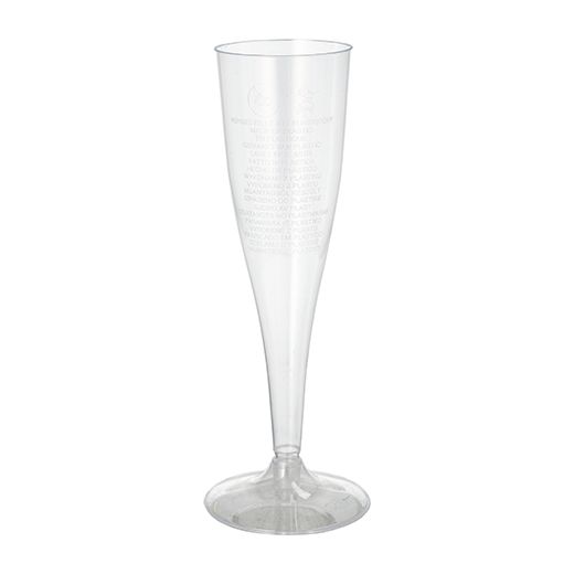 Verres à vin pétillant, PS 0,1 l Ø 4,8 cm · 19,9 cm transparent 1-pièce 1