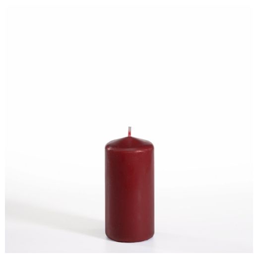 Bougie cylindrique Ø 50 mm · 100 mm bordeaux 1
