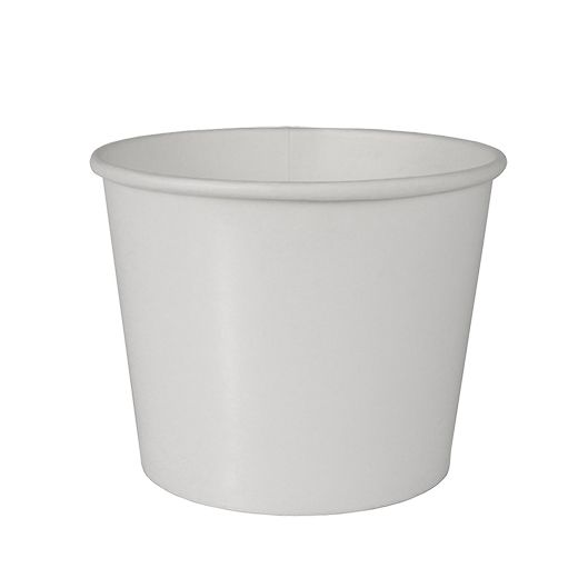Terrines à soupe, carton "To Go" rond 500 ml Ø 11 cm · 8,3 cm blanc 1