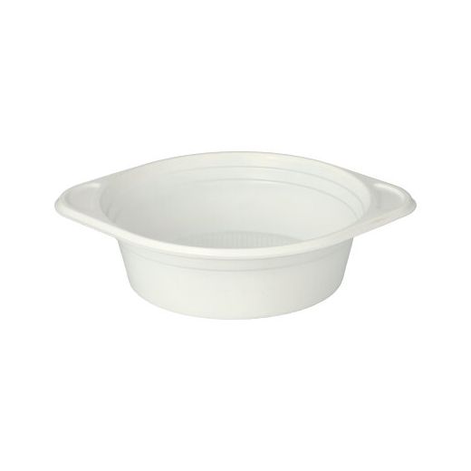 Terrines à soupes, PP rond 500 ml Ø 15,6 cm · 4,5 cm blanc avec poignée 1
