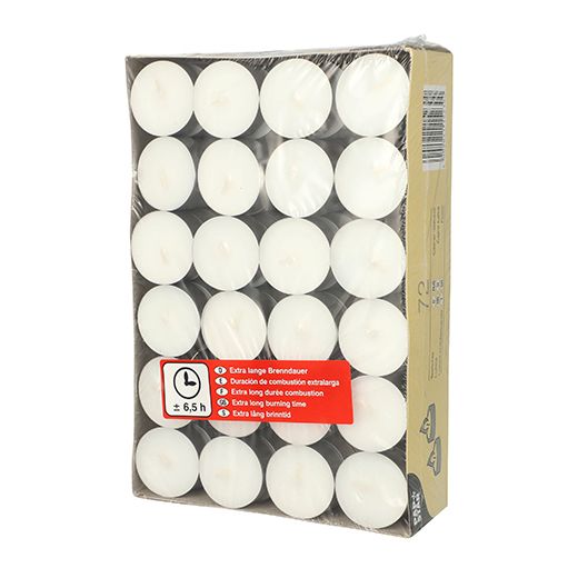 Chauffe-plats Ø 39 mm · 17,5 mm blanc · extra long durée combustion 6,5 h 1