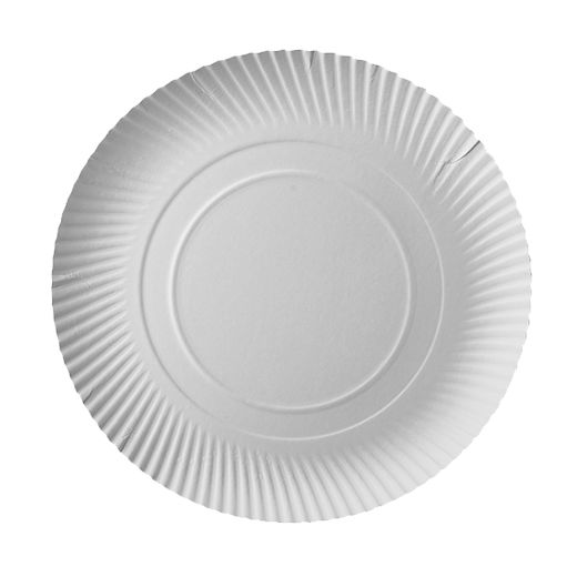 Assiettes, carton "pure" rond Ø 32 cm · 2 cm blanc 1