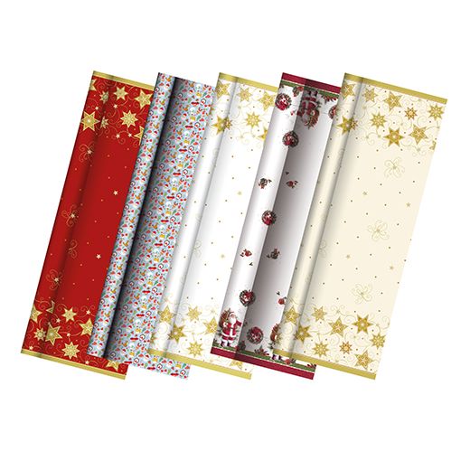 Nappe, papier 7 m x 1,2 m "Noël, motiefs assorties" laqué 1