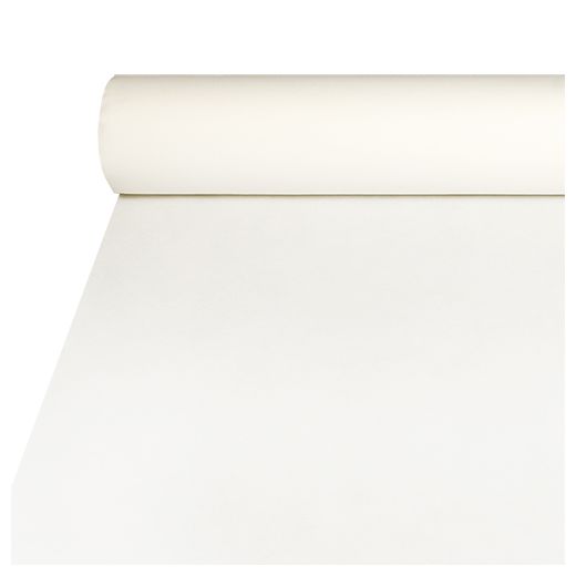Nappe, aspect textile, Airlaid 20 m x 1,2 m blanc 1