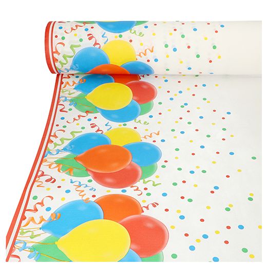 Nappe, aspect textile, non tissée "soft selection plus" 40 m x 1,18 m "Lucky Balloons" 1