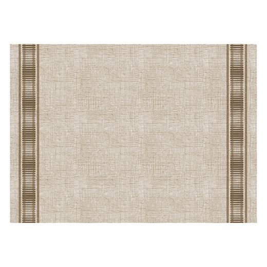 Sets de table, aspect tissu, non tissé "soft selection plus" 30 cm x 40 cm marron "Gourmet" 1