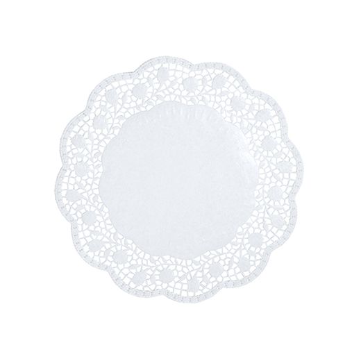 Dentelles rond Ø 18 cm blanc 1