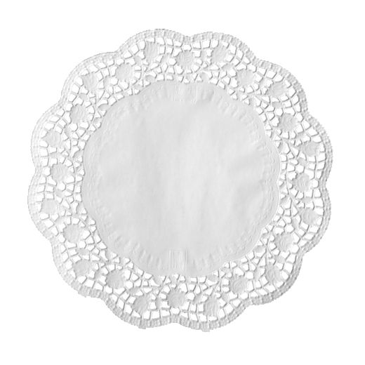 Dentelles rond Ø 32 cm blanc 1