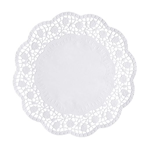 Dentelles rond Ø 32 cm blanc 1