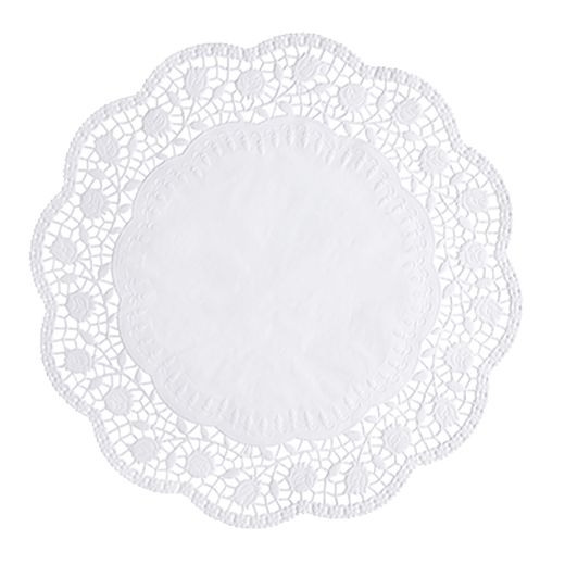 Dentelles rond Ø 36 cm blanc 1