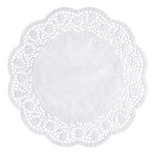 Dentelles rond Ø 38 cm blanc 1