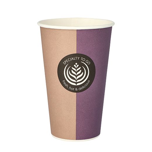 Gobelets, carton "To Go" 0,4 l Ø 9 cm · 13,5 cm 1