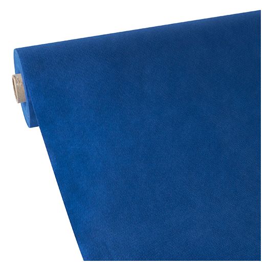 Nappe, aspect textile, non tissée "soft selection" 40 m x 0,9 m bleu foncé 1