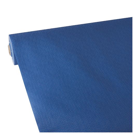Nappe, aspect textile, non tissée "soft selection plus" 25 m x 1,18 m bleu foncé 1